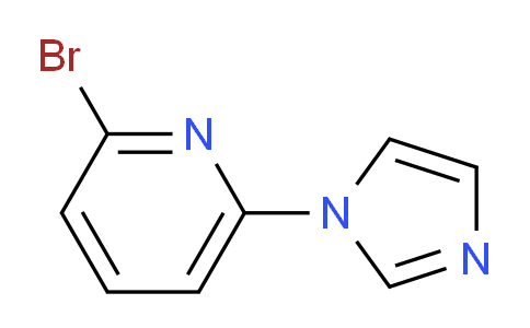 CAS No. 463336-62-1, 2-bromo-6-(1H-imidazol-1-yl)pyridine