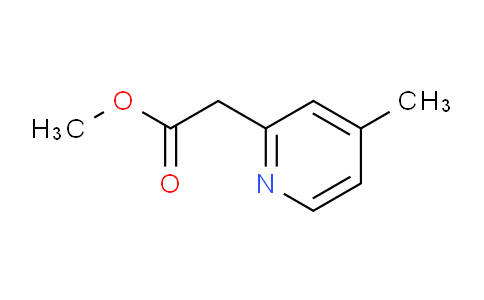 CAS No. 59310-39-3, methyl 2-(4-methylpyridin-2-yl)acetate