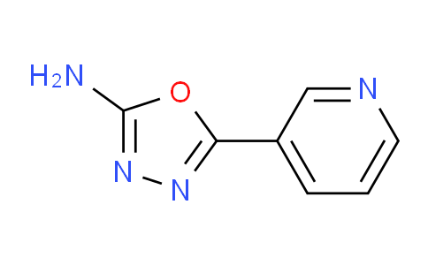 CAS No. 5711-73-9, 5-(Pyridin-3-yl)-1,3,4-oxadiazol-2-amine