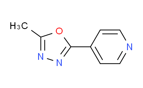 CAS No. 58022-65-4, 4-(5-Methyl-1,3,4-oxadiazol-2-yl)pyridine