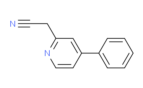 CAS No. 1227606-66-7, 2-(4-phenylpyridin-2-yl)acetonitrile