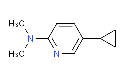 CAS No. 1245645-43-5, 5-cyclopropyl-N,N-dimethylpyridin-2-amine