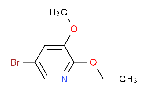CAS No. 1241752-31-7, 5-bromo-2-ethoxy-3-methoxypyridine