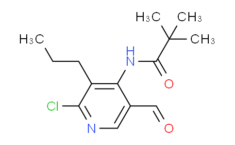 CAS No. 902129-07-1, N-(2-chloro-5-formyl-3-propylpyridin-4-yl)pivalamide