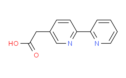 CAS No. 917874-25-0, 2-([2,2'-bipyridin]-5-yl)acetic acid