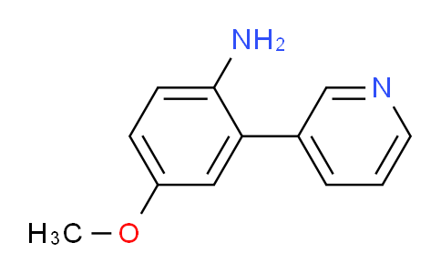 CAS No. 923293-14-5, 4-methoxy-2-(pyridin-3-yl)aniline