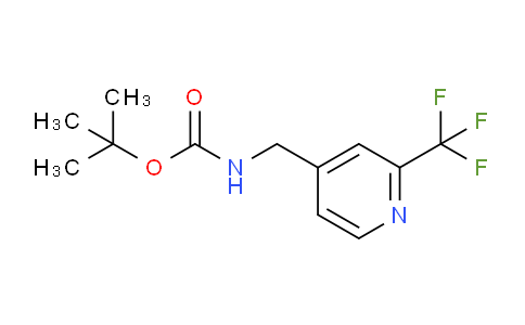 CAS No. 916210-33-8, tert-butyl ((2-(trifluoromethyl)pyridin-4-yl)methyl)carbamate