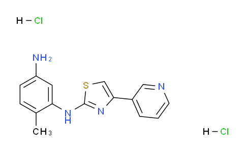 CAS No. 1143459-92-0, 6-methyl-N1-(4-(pyridin-3-yl)thiazol-2-yl)benzene-1,3-diamine dihydrochloride
