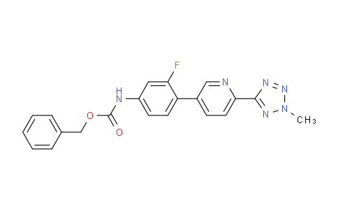 Benzyl (3-fluoro-4-(6-(2-methyl-2H-tetrazol-5-yl)pyridin-3-yl)phenyl)carbamate