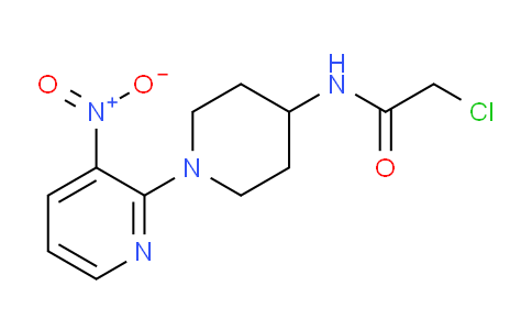 CAS No. 1065484-47-0, 2-chloro-N-(1-(3-nitropyridin-2-yl)piperidin-4-yl)acetamide