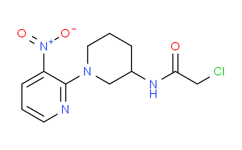 CAS No. 1065484-48-1, 2-chloro-N-(1-(3-nitropyridin-2-yl)piperidin-3-yl)acetamide