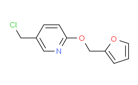 CAS No. 1065484-87-8, 5-(chloromethyl)-2-(furan-2-ylmethoxy)pyridine