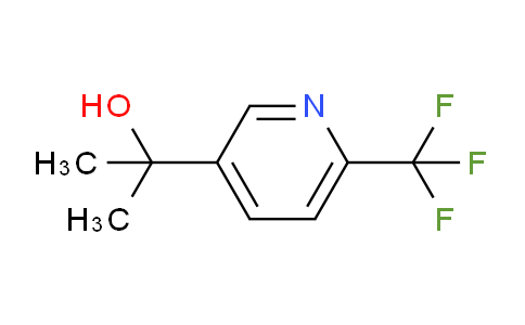 CAS No. 1031721-43-3, 2-(6-(trifluoromethyl)pyridin-3-yl)propan-2-ol