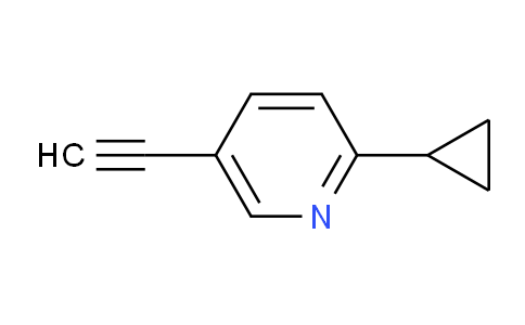 CAS No. 1256817-44-3, 2-cyclopropyl-5-ethynylpyridine