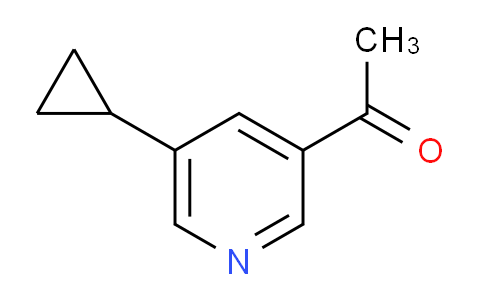 CAS No. 1256818-46-8, 1-(5-Cyclopropylpyridin-3-yl)ethanone