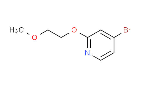CAS No. 1289131-55-0, 4-bromo-2-(2-methoxyethoxy)pyridine