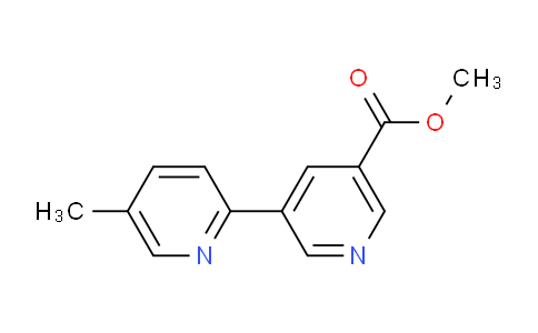 CAS No. 1346686-73-4, methyl 5-methyl-[2,3'-bipyridine]-5'-carboxylate