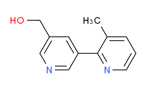 CAS No. 1346686-62-1, (3-methyl-[2,3'-bipyridin]-5'-yl)methanol