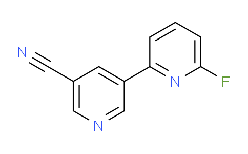 CAS No. 1346686-97-2, 6-fluoro-[2,3'-bipyridine]-5'-carbonitrile