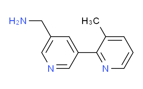 CAS No. 1346686-64-3, (3-methyl-[2,3'-bipyridin]-5'-yl)methanamine