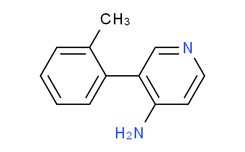 CAS No. 1341622-75-0, 3-(o-tolyl)pyridin-4-amine