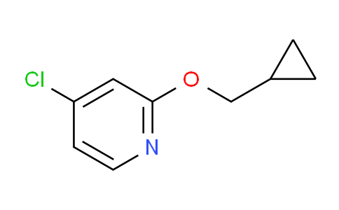 CAS No. 1346707-02-5, 4-chloro-2-(cyclopropylmethoxy)pyridine