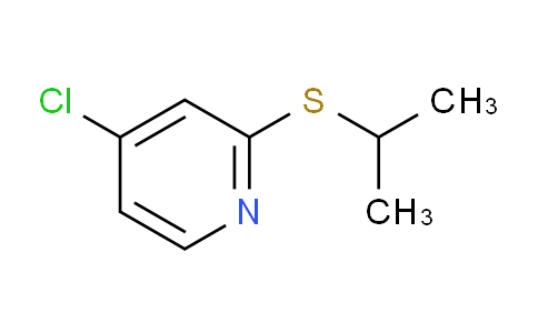 CAS No. 1346707-22-9, 4-chloro-2-(isopropylthio)pyridine