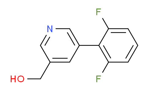 CAS No. 1346691-83-5, (5-(2,6-difluorophenyl)pyridin-3-yl)methanol