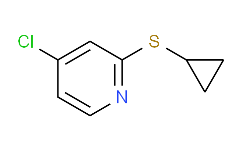CAS No. 1346707-35-4, 4-chloro-2-(cyclopropylthio)pyridine