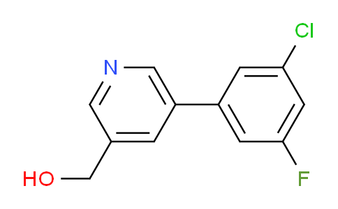 CAS No. 1346692-19-0, (5-(3-chloro-5-fluorophenyl)pyridin-3-yl)methanol