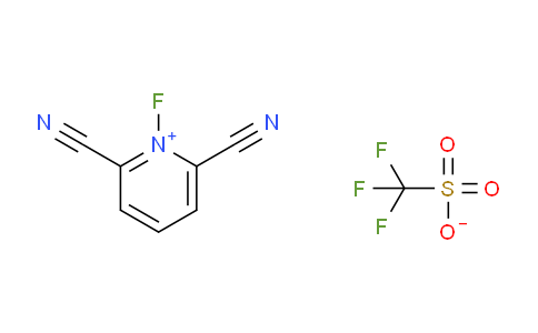 CAS No. 135182-99-9, 2,6-dicyano-1-fluoropyridin-1-ium trifluoromethanesulfonate