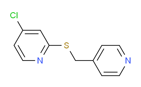 CAS No. 1346707-84-3, 4-chloro-2-((pyridin-4-ylmethyl)thio)pyridine