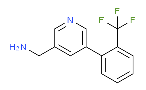CAS No. 1356110-96-7, (5-(2-(trifluoromethyl)phenyl)pyridin-3-yl)methanamine