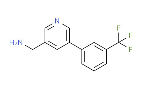 CAS No. 1356111-01-7, (5-(3-(trifluoromethyl)phenyl)pyridin-3-yl)methanamine