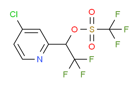 CAS No. 1356087-54-1, 1-(4-chloropyridin-2-yl)-2,2,2-trifluoroethyl trifluoromethanesulfonate