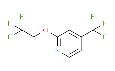 CAS No. 137506-69-5, 2-(2,2,2-trifluoroethoxy)-4-(trifluoromethyl)pyridine