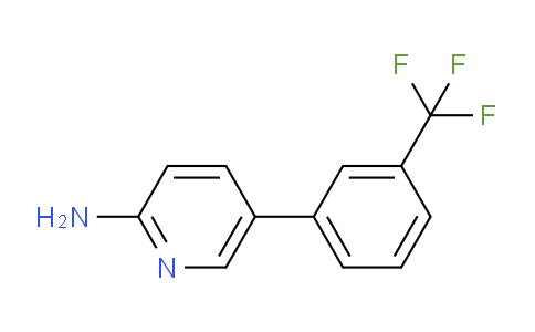 CAS No. 163563-17-5, 5-(3-(trifluoromethyl)phenyl)pyridin-2-amine