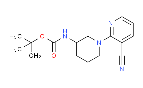 CAS No. 939986-24-0, tert-butyl (1-(3-cyanopyridin-2-yl)piperidin-3-yl)carbamate