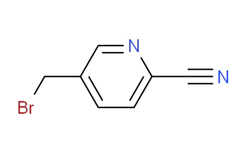 CAS No. 308846-06-2, 5-(Bromomethyl)picolinonitrile