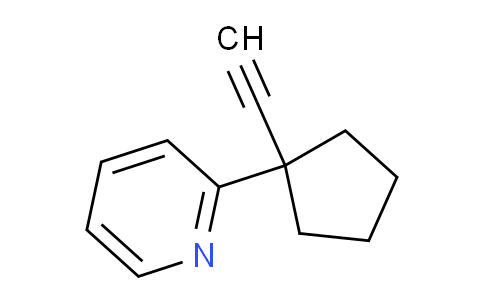 CAS No. 1211596-03-0, 2-(1-ethynylcyclopentyl)pyridine
