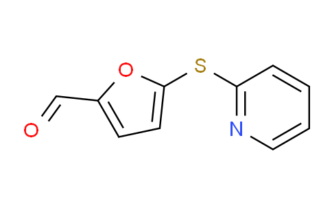 CAS No. 709635-68-7, 5-(Pyridin-2-ylsulfanyl)-furan-2-carbaldehyde
