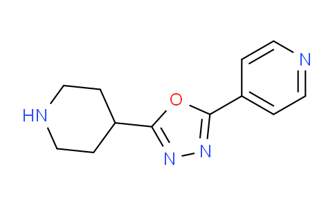 CAS No. 732978-38-0, 2-(Piperidin-4-yl)-5-(pyridin-4-yl)-1,3,4-oxadiazole