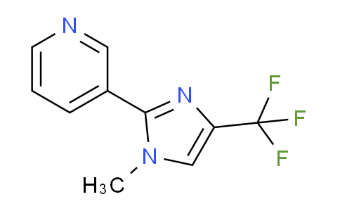 CAS No. 63875-04-7, 3-(1-methyl-4-(trifluoromethyl)-1H-imidazol-2-yl)pyridine