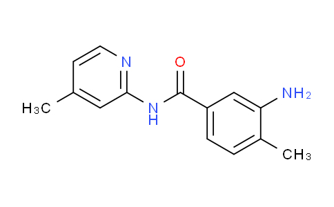 CAS No. 1019398-93-6, 3-Amino-4-methyl-N-(4-methylpyridin-2-yl)benzamide