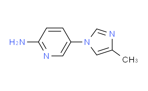 CAS No. 1232038-91-3, 5-(4-methyl-1H-imidazol-1-yl)pyridin-2-amine