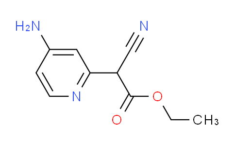 CAS No. 1346809-40-2, ethyl 2-(4-aminopyridin-2-yl)-2-cyanoacetate