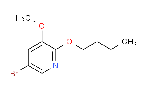 CAS No. 1346809-56-0, 5-bromo-2-butoxy-3-methoxypyridine
