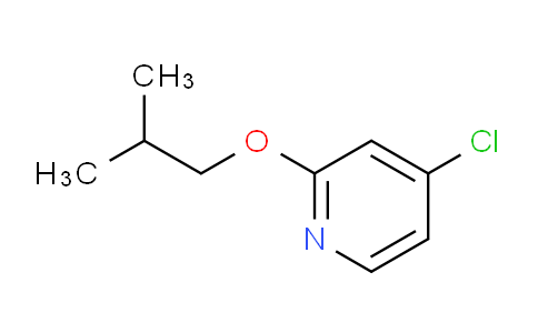 CAS No. 1346809-63-9, 4-chloro-2-isobutoxypyridine