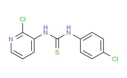 CAS No. 69437-76-9, 1-(4-chlorophenyl)-3-(2-chloropyridin-3-yl)thiourea