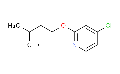 CAS No. 1346809-68-4, 4-chloro-2-(isopentyloxy)pyridine